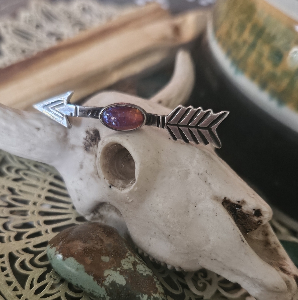 Vintage Fred Harvey Era Dragons Breath Arrow Brooch